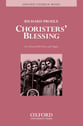 Choristers Blessing Unison choral sheet music cover